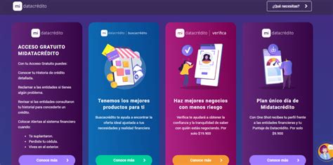 como saber mi puntaje datacredito gratis|Consulta tu historial de crédito y más